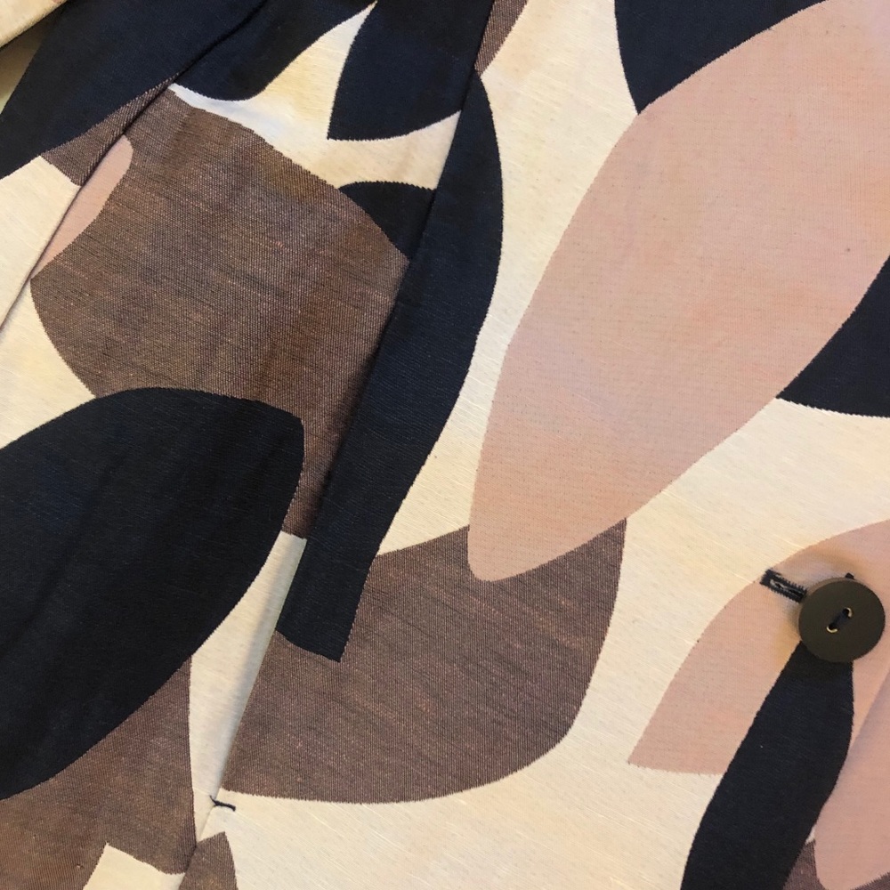 Caractere Italian patterned linen coat - Picture 4 of 5